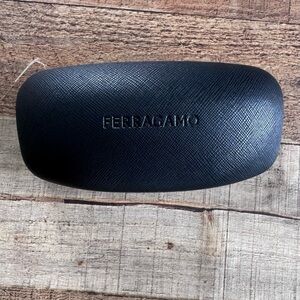 Ferragamo Eyewear Hard Shell Sunglasses Case Black Texture
